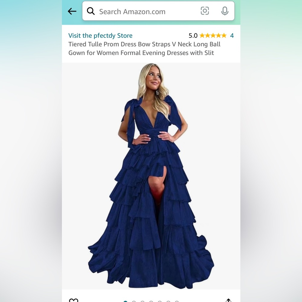 Prom Dress! Never worn. Brand new! Purchased on Amazon and did not return.